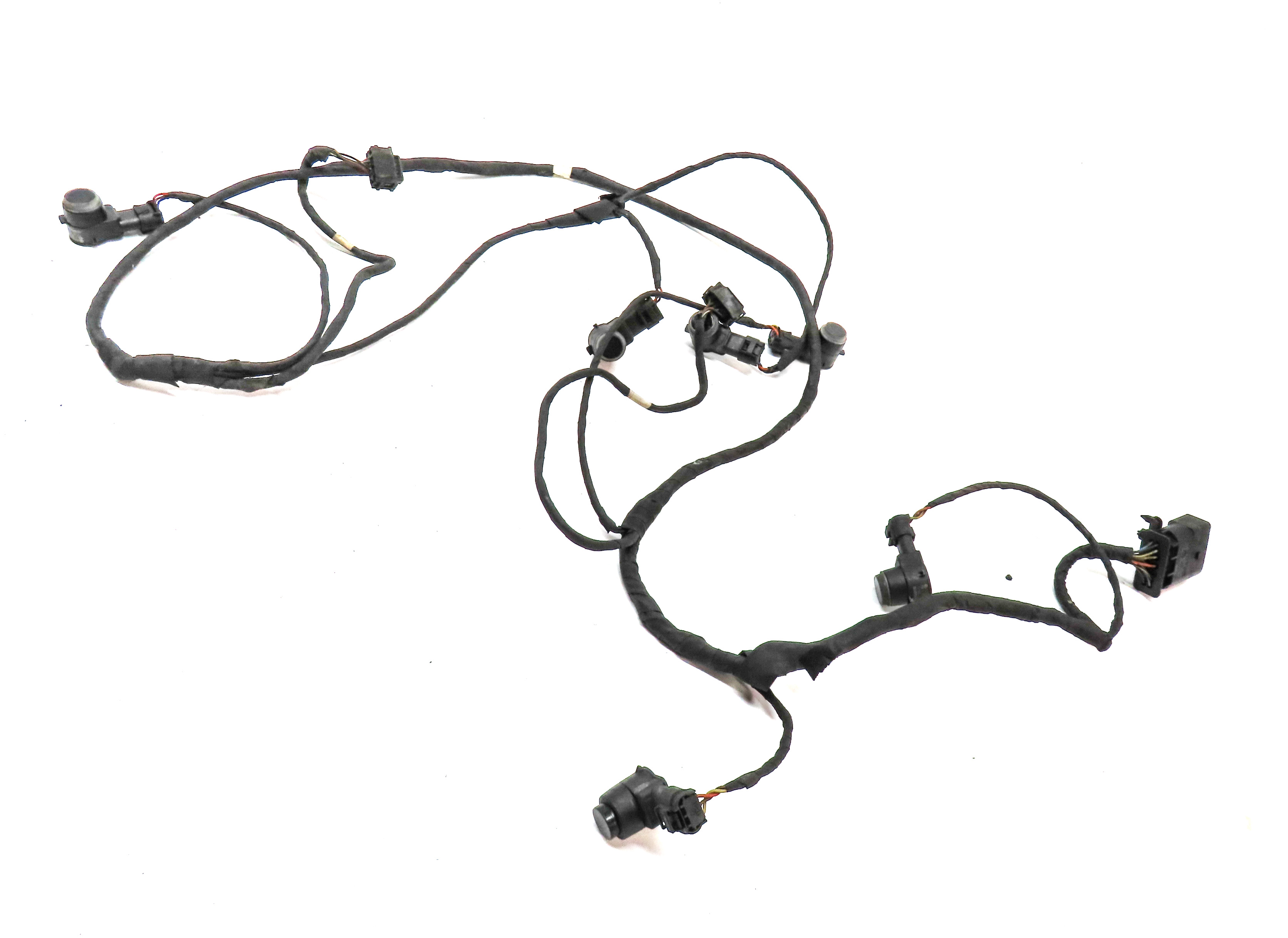 2015 MERCEDES GL550 (X166) FRONT PARK ASSIST PDC DISTANCE CONTROL SENSOR SET/6 — exact item pictured